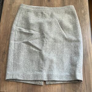 J. Crew Classic Gray Pencil Skirt
